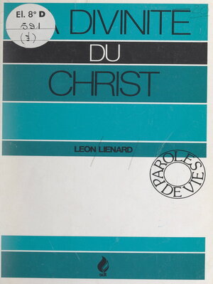 cover image of La divinité du Christ
